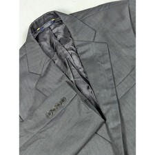 Brooks Brothers Saxxon Madison Gray Herringbone Wool Mens Blazer Size 40S