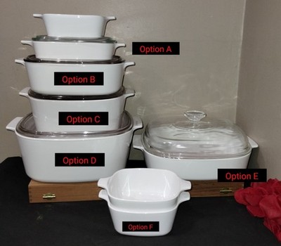 Vintage Corning Ware All-White / 