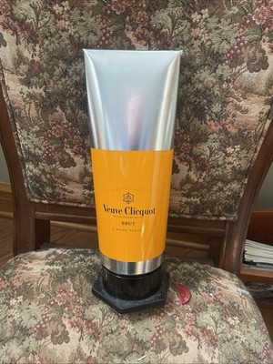 Veuve Clicquot Brut Champage Orange Paint Tube Collector's Tin / Chiller