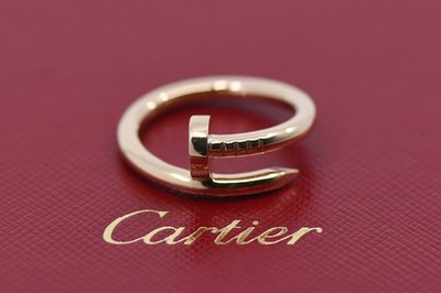 Cartier Juste Un Clou 18K Rose Gold Ring Size 57