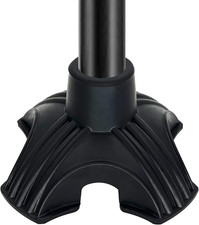 Cane Tips - 1 Inch Heavy Duty Rubbers Self Standing Quad Base Replacement W