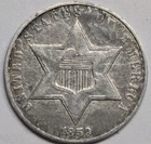 1859-P Three Cent Silver — photo from another recent sale