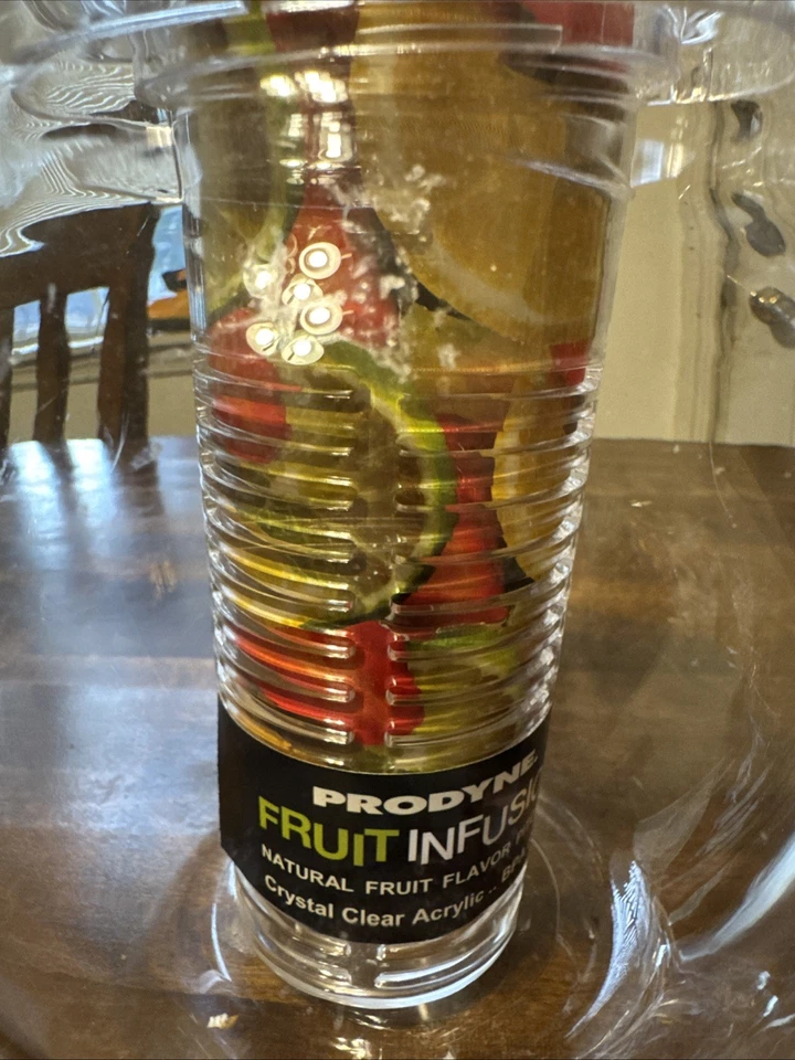Prodyne Fruit Infusion Crystal Clear 3.5 Qt Pitcher BPA Free - Image 2 of 4