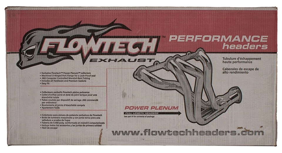 Cabezal de escape Flowtech Performance apto para Jeep CJ6 V8 1972-79 5,0 identificación de pieza 13502FLT Foto 4 de 4