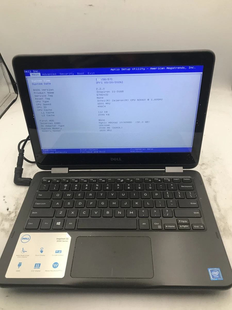 Dell Inspiron 11 3168 2 GB RAM PC Laptops & Netbooks for Sale