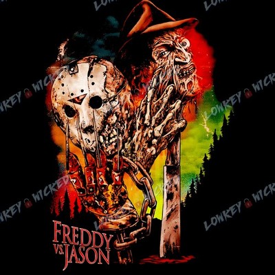 Freddy vs Jason T-Shirt | Horror Tee | Friday the 13th Nightmare on Elm Street