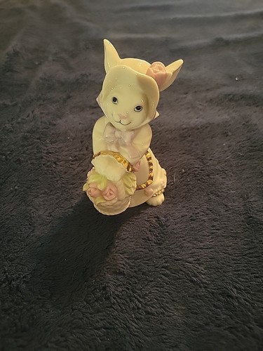 LENOX "Easter Blossoms" Bunny Rabbit Limited Edition 2003 - Picture 1 of 6