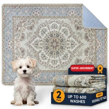 Washable Pee Pads for Dogs,2 Pack Reusable Puppy Pads 36"x48" Super Absorbent...