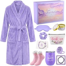 12 Pcs Birthday Gifts for Women Spa Basket Set for Women Mother's Day Gifts F...