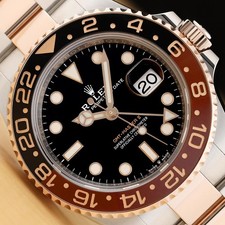 2021 CARD ROLEX MENS GMT MASTER II 126711CHNR ROOT BEER 40MM WATCH 7/16 LIVE