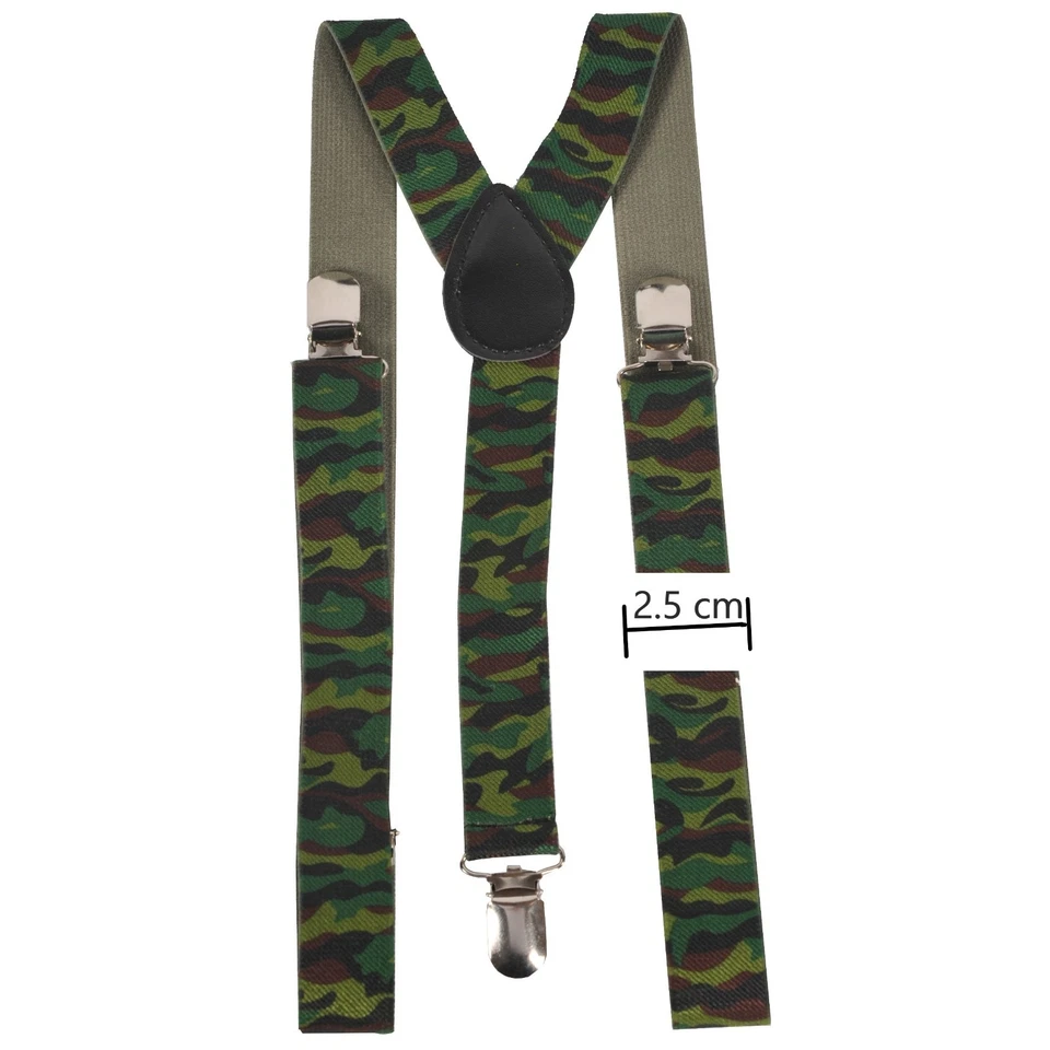 Tirantes de camuflaje Dress Up America para adultos Foto 2 de 3