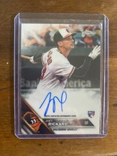 2016 Topps Chrome Joey Rickard Auto Baltimore Orioles