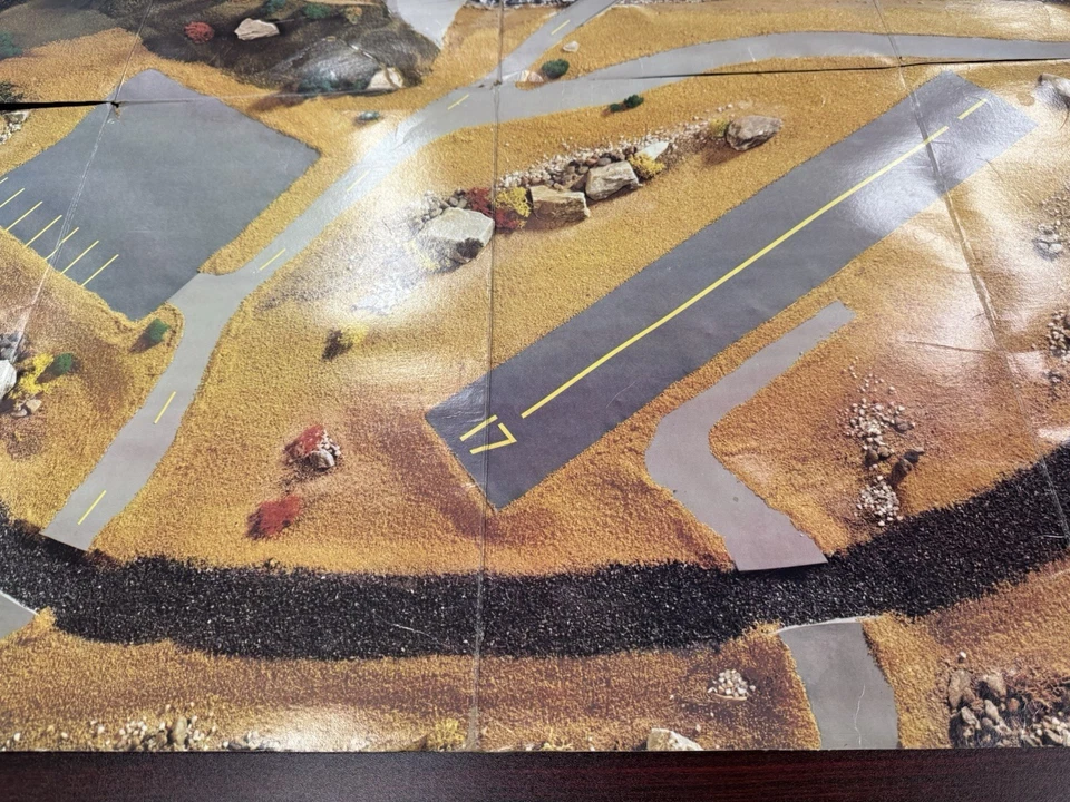 Alfombrilla de acción original 1985 para el juego de tren y batalla Transformers Tyco SOLO ESTERA Foto 4 de 4