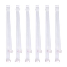 Clear Bra Straps, 3-Pairs Invisible Non-Slip Adjustable Bra Straps for Strapl...