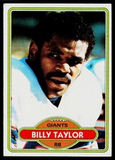 1980 Topps #309 Billy Taylor New York Giants