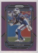 2022 Panini Prizm Rookies Purple Prizm 32/125 Kaiir Elam #374 07x3