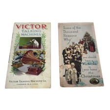 1918 Victor Talking Machine Co Christmas Victrola Advertising Brochure Unused