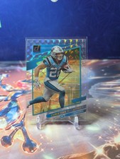 Christian McCaffrey 2021 Clearly Donruss Mosaic Holo Case Hit Carolina Panthers 