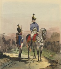 &Ouml;STERREICH - Uniformwerk Eckert & Monten - Mineure - Lithographie um 1840,
