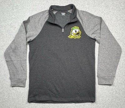 Oregon Ducks Quarter 1/4 Zip Embroidered Sweat Pullover Men's Size Medium NEW
