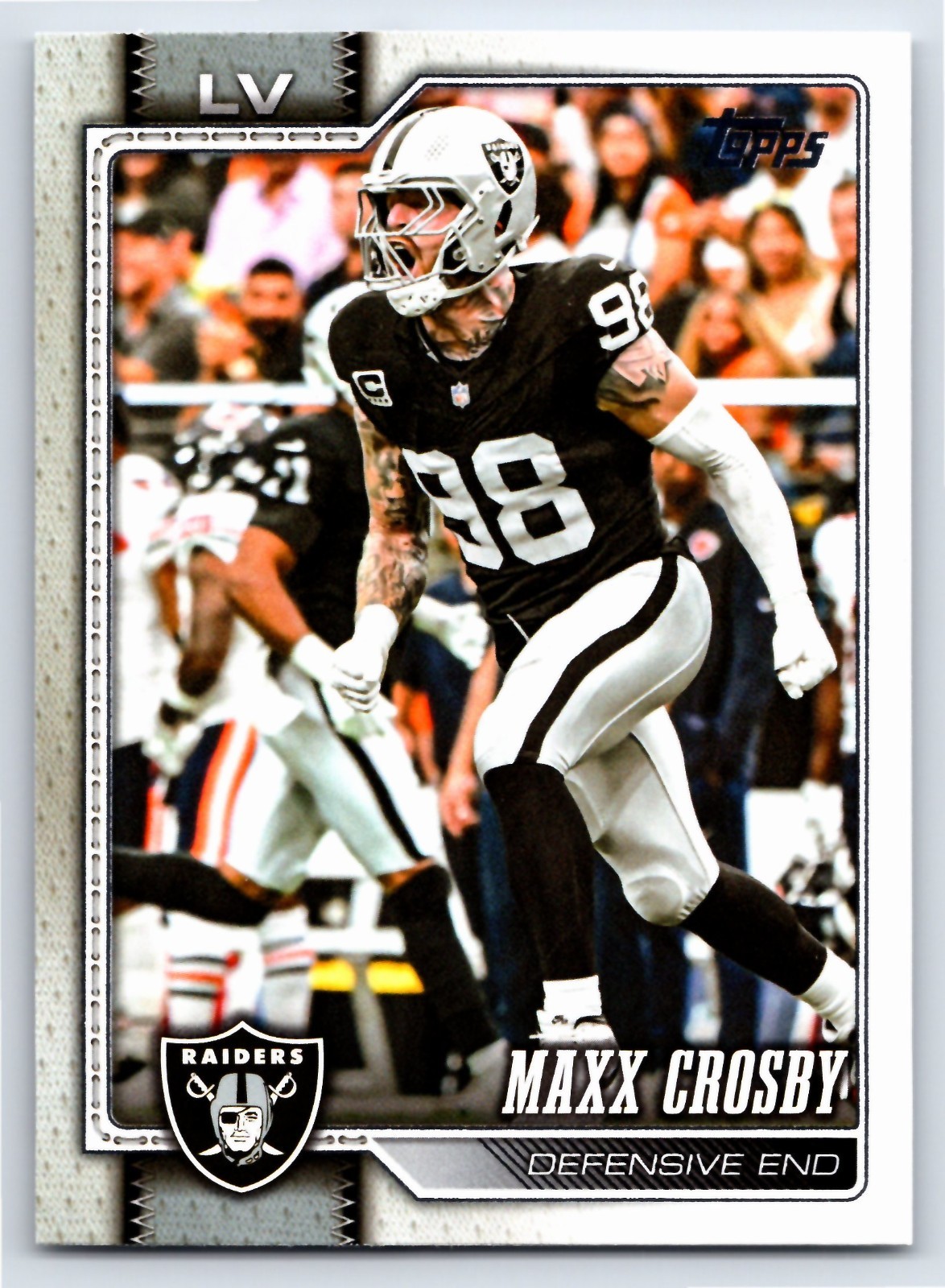 2026 Topps Flagship Football #122 Maxx Crosby Las Vegas Raiders
