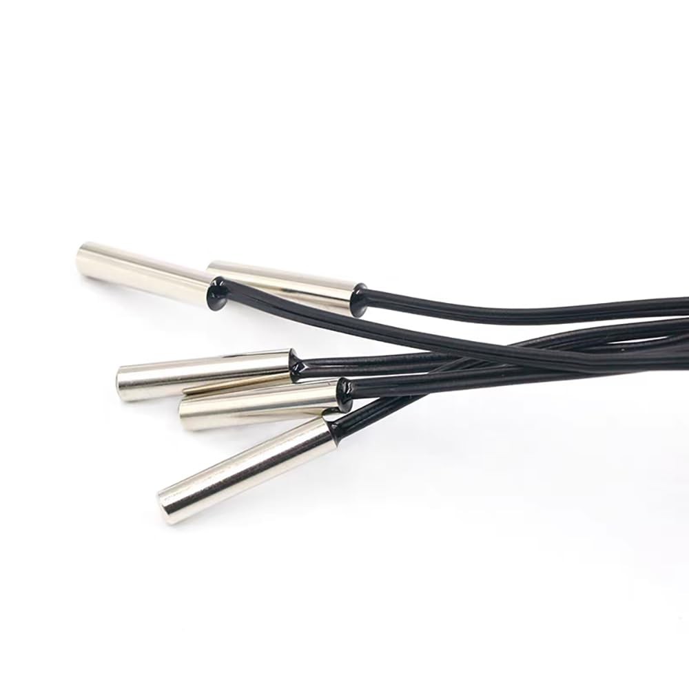 5PCS NTC 10k Thermistor Temperature Sensor Probe 3 Meter Waterproof Temp Sens...
