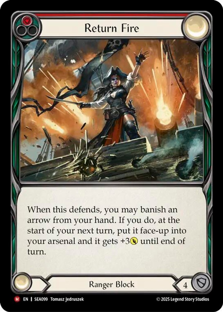 Return Fire [SEA099] Rainbow Foil Near Mint