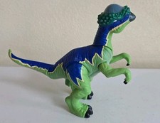Imaginext "Dinosaurs" HAMMER The Pachycephalosaurus Blue  Green Dinosaur 5.5"