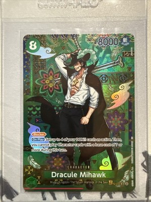 One Piece Dracule Mihawk - OP12-030 (SP) - The Azure Sea s Seven (OP14) English