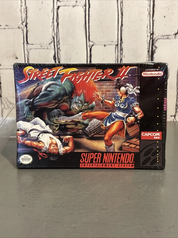 Street Fighter II 2 Super Nintendo SNES CAPCOM Factory Sealed New Authentic - Image 2 of 4