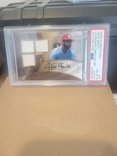 2009 Ultimate Coll. Legendary Triple Material Signature Ozzie Smith PSA 6 Auto 9