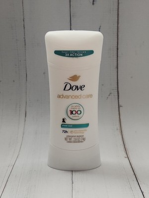 Dove Advanced Care Antiperspirant Deodorant Stick, Sheer Cool, 2.6 oz, Exp 04-27