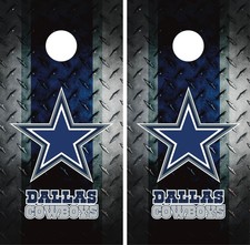 Dallas Cowboys Cornhole Board Wrap Skin Decal Football Vinyl Sticker VZ09