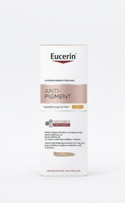 EUCERIN Anti-Pigment Tagescreme Mittel LSF 30 getönt 50ml - NEU (937)