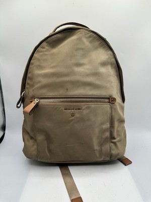 MICHAEL Kors Kelsey Khaki Nylon Zip Large Backpack | eBay display picture 1