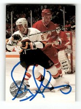 1991-92 Pro Set Platinum 125 Greg Adams signed auto autograph  MZ bxcp59