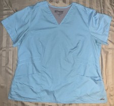 Adult Greys Anatomy Barcos Medical Nurse Dental Scrub Top 3xl Light Green