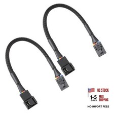 ECSiNG 2Pcs CRJ Latching 4-Pin Fan Adapter Cable Compatible with Dell