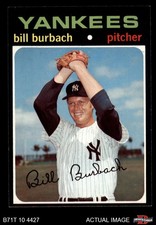 1971 Topps #683 Bill Burbach Yankees SHORT-PRINT 6 - EX/MT