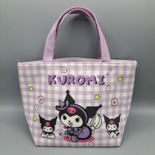 Kuromi Lunch Bag Insulated Cooler Handbag Tote Purple Rare