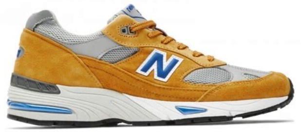 New Balance 991 Made In England Yellow Blue for Sale