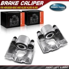 Pair Front Disc Brake Caliper for Mercedes-Benz W163 ML320 ML350 ML430 1998-2005