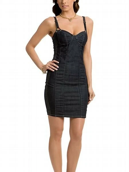 Guess denim cheap corset top