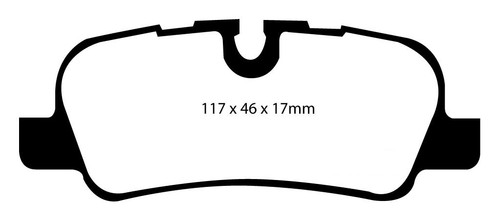 EBC Bremsbeläge Blackstuff Vorne+Hinten für Land Rover Range Rover 3 (L322) - Bild 3 von 4