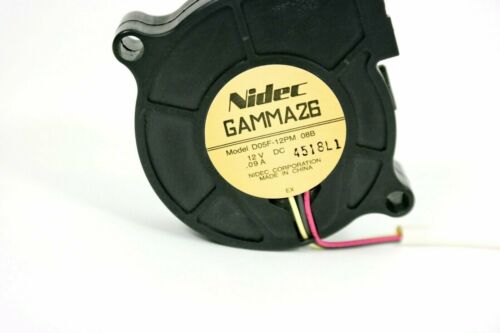 Nidec GAMMA26 D05F-12PM Cooling Fan 08B 3Wire Epson 61p 81p 821p Projectors OEM - Picture 2 of 6