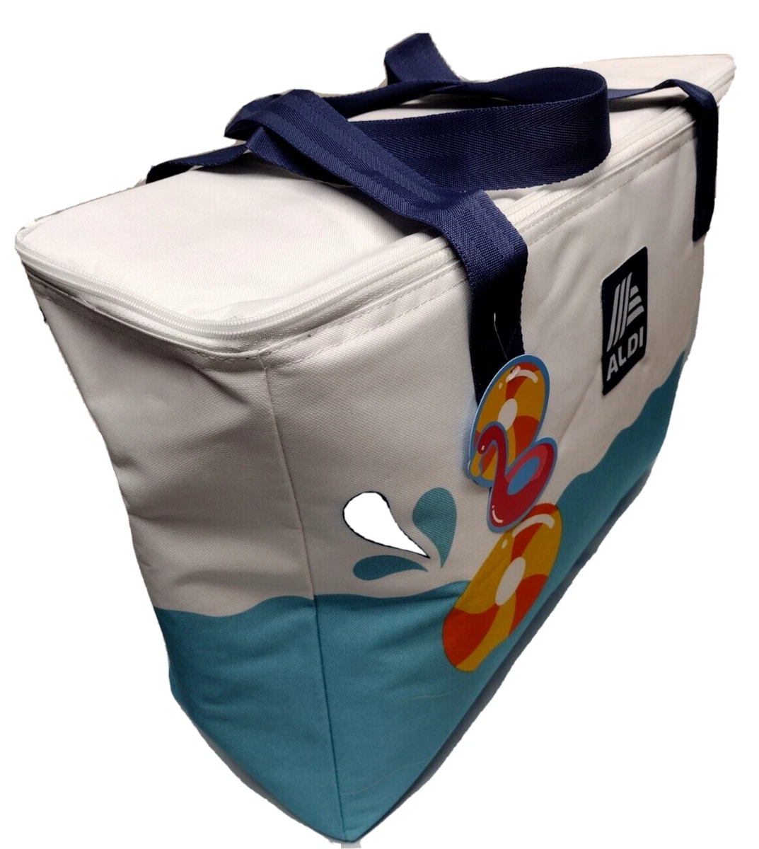 ALDI Large Reusable Insulated Shopping Thermal Cooler Bag 8 Gallon Size