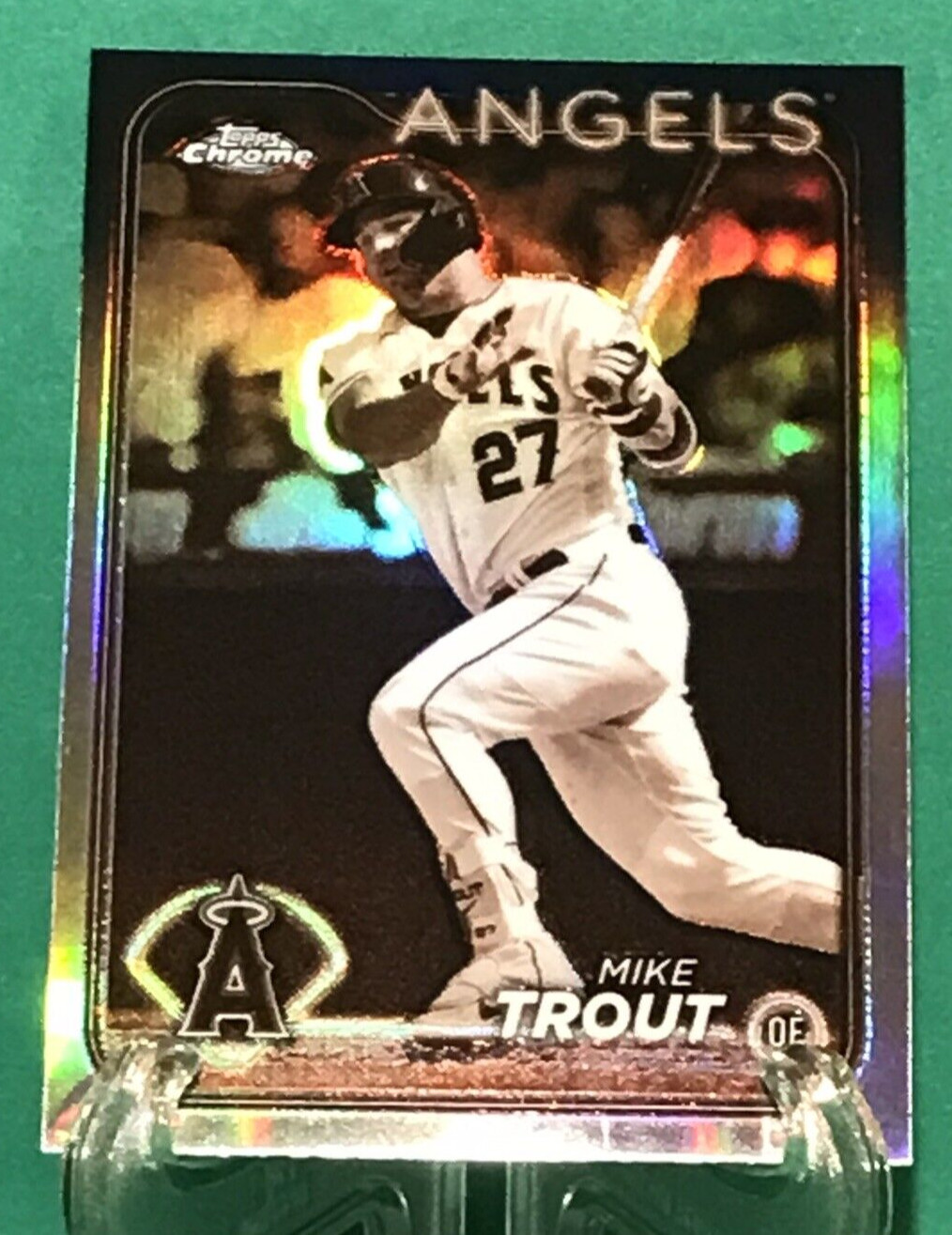 2024 Topps Chrome Sepia Refractor - #200 Mike Trout - Los Angeles Angels