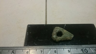 Seltene kleine römische Handab-Statue hält Gegenstand zwischen den Fingern gefunden York Gegend