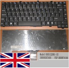 Keyboard qwerty UK FUJITSU Siemens Amilo M7440 M7440G K051329B1-XX 860N74100 Blk