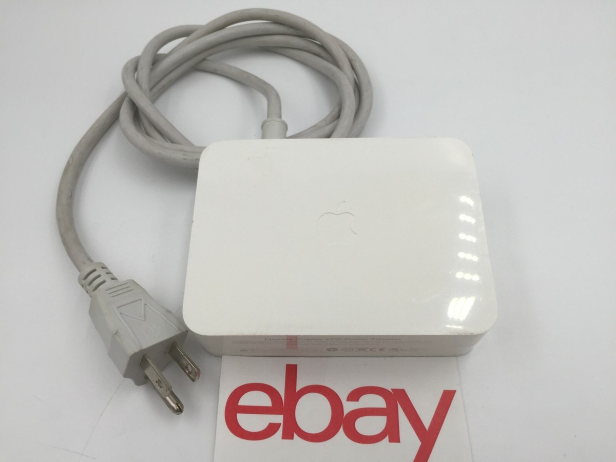 GENUINE Apple OEM A1096 Cinema Display Power Adapter 65W w/ Cord